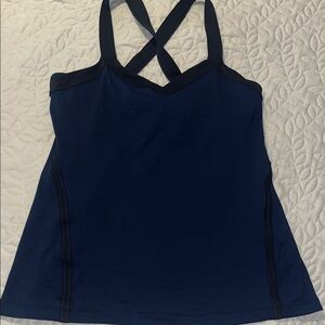 lululemon athletica Navy Blue Tank Top